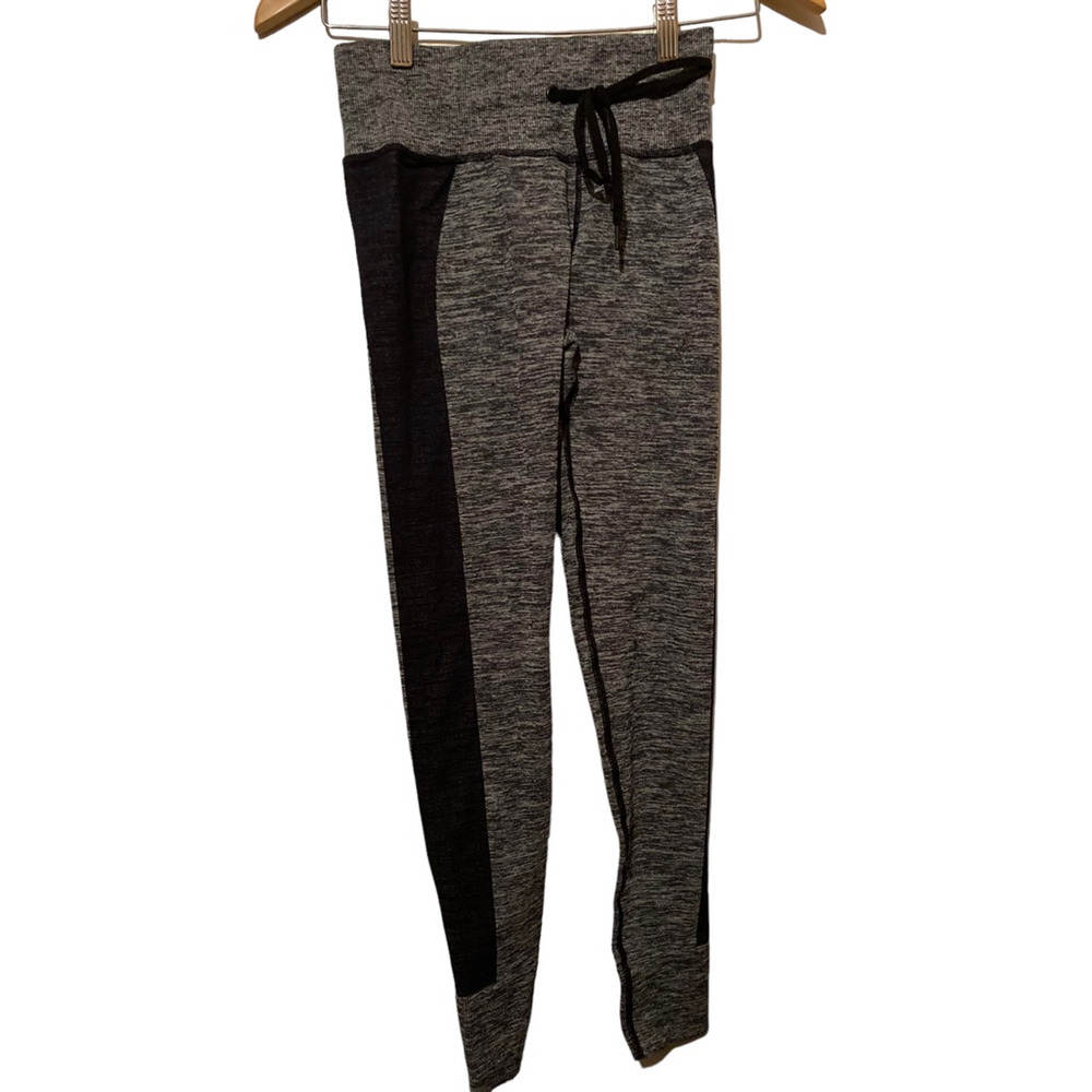 Pink Active Womens High Waist Full Length Jogger Pants Gray Space‎ Dye S New